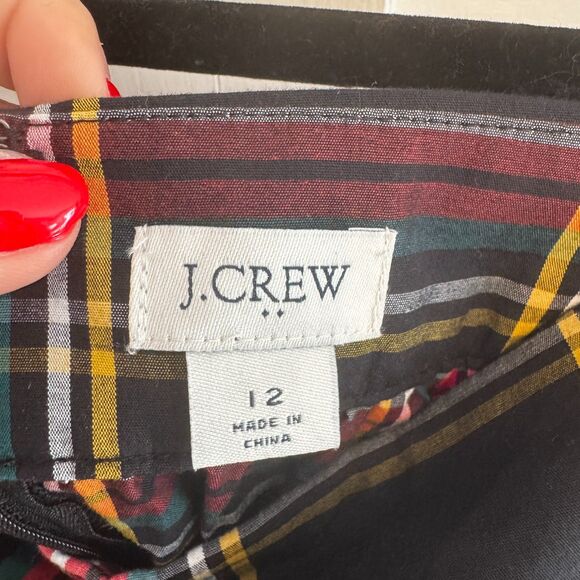 J.Crew Tartan Plaid Preppy Academia Holiday Skirt - Picture 3 of 3
